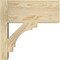 Ekena Millwork Merced Block Rough Sawn Outlooker, Douglas Fir, 8"W x 16"D x 16"H OUT08X16X16MRC05RDF - alternate 3